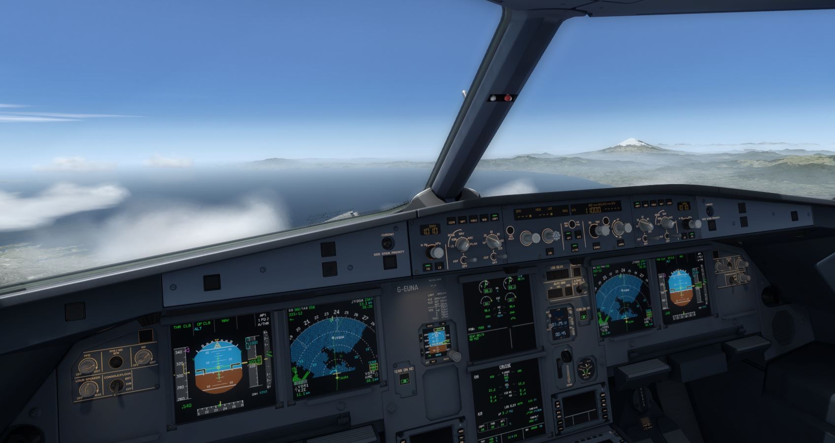 British Airlines Aerosoft A319 @RJTT takeoff-6198 