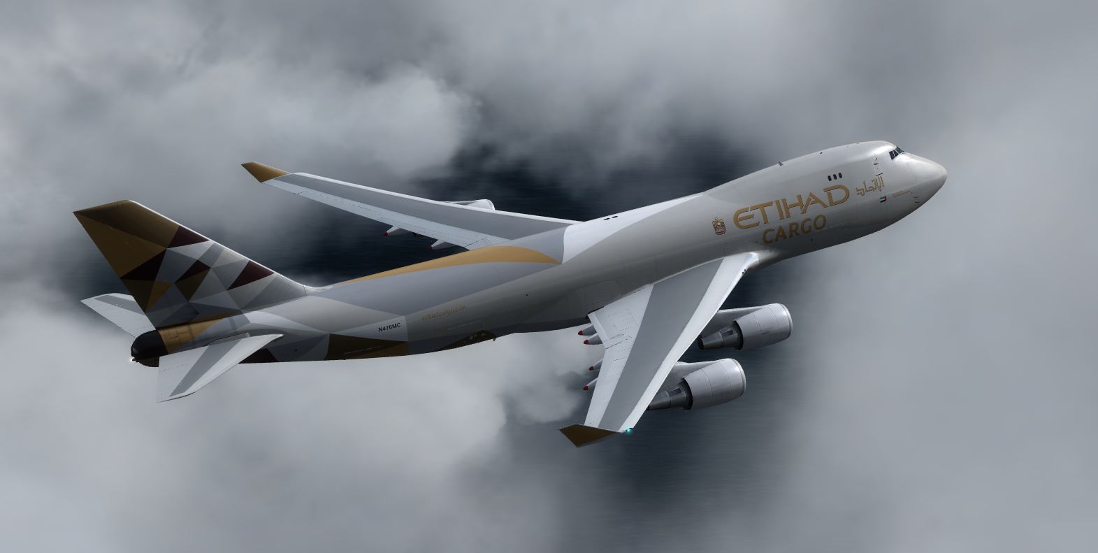 B747-400 阿提哈德 cargo 女皇-3548 