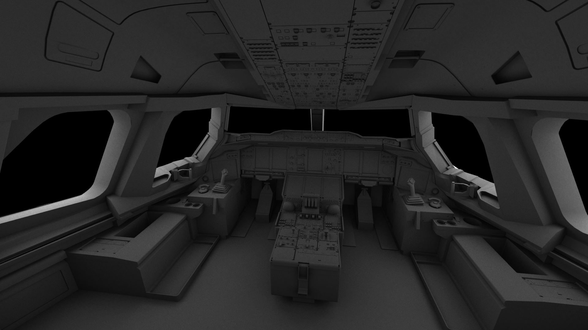 Matt Davies study level A380 for P3D v4 + X-Plane – New cockpit previews-8994 