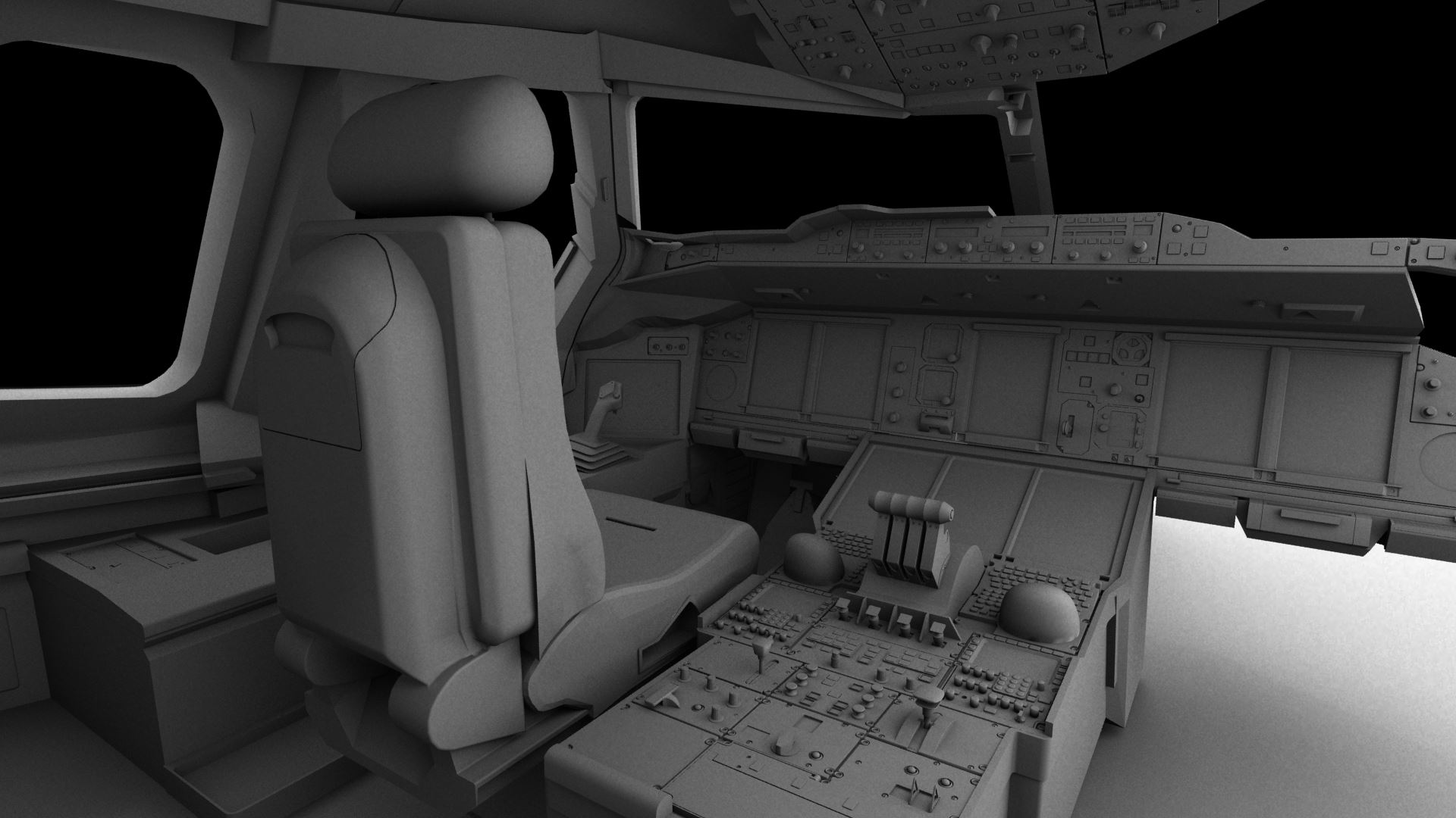 Matt Davies study level A380 for P3D v4 + X-Plane – New cockpit previews-2861 
