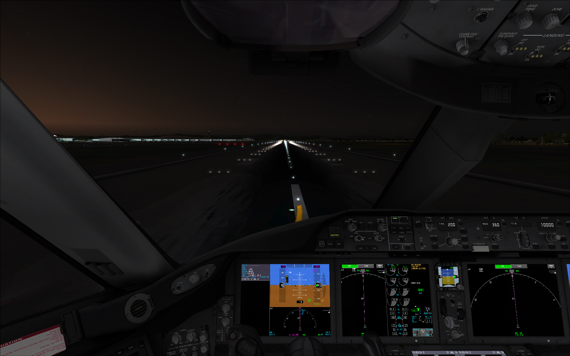 国航787夜间ZBAA试飞-9159 