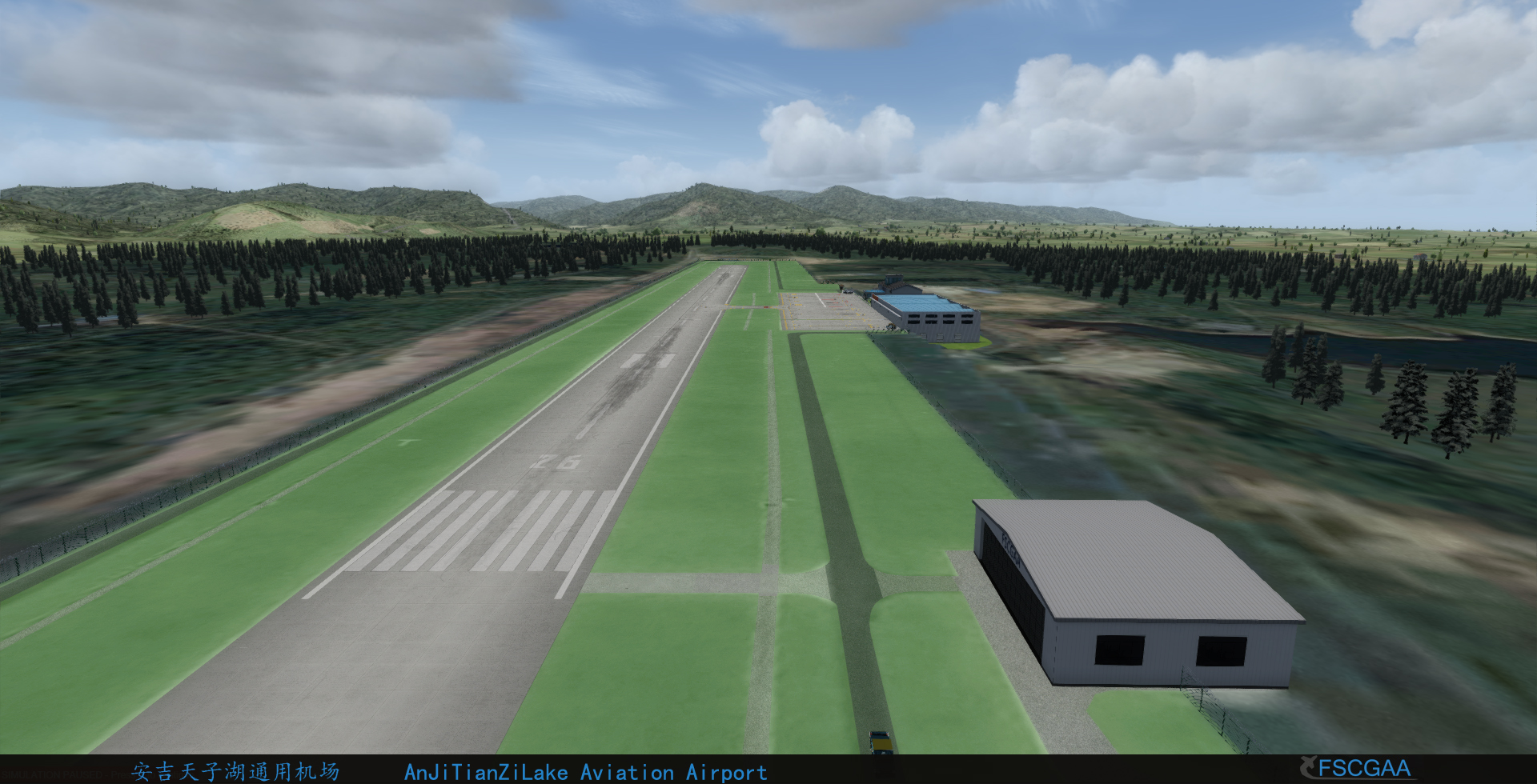 安吉天子湖通航机场 for P3Dv4 发布-8989 