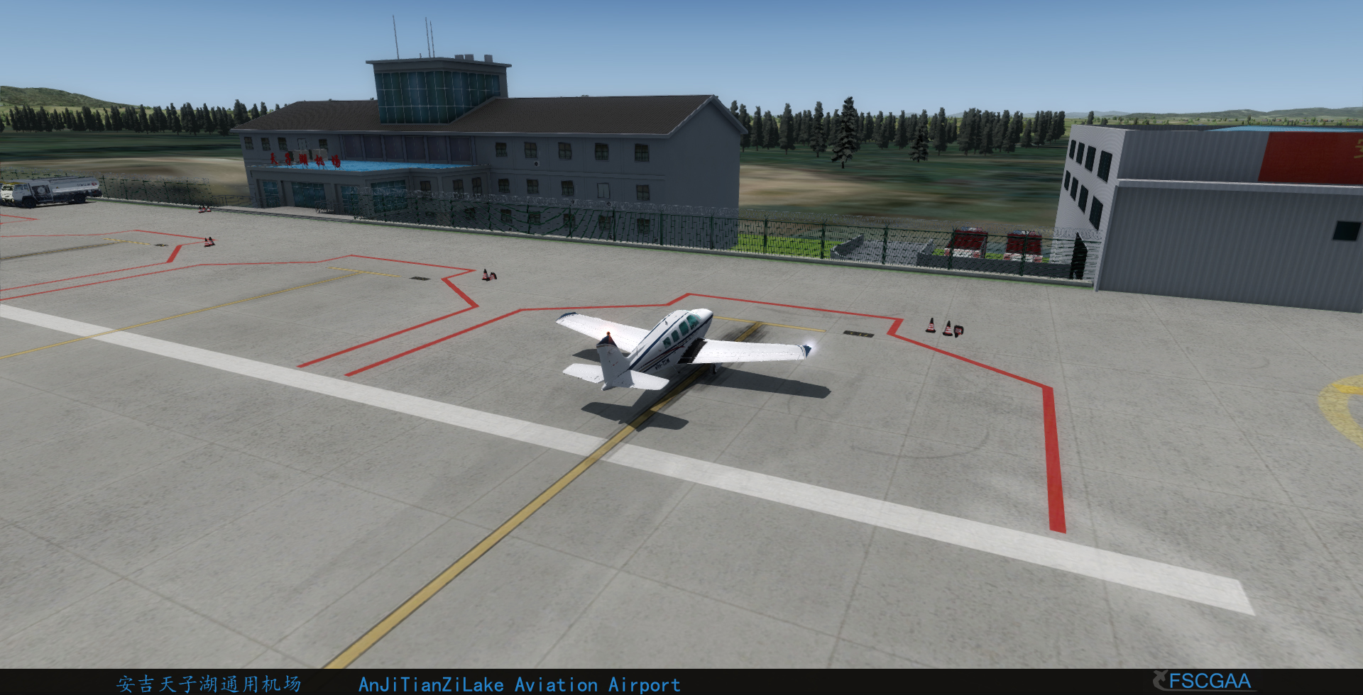 安吉天子湖通航机场 for P3Dv4 发布-615 
