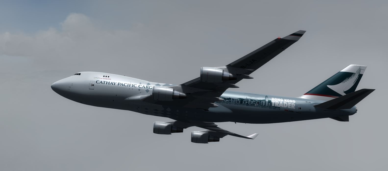 B747-400 Cathay Cargo Hong Kong Trader 2018  @ VHHX-1808 