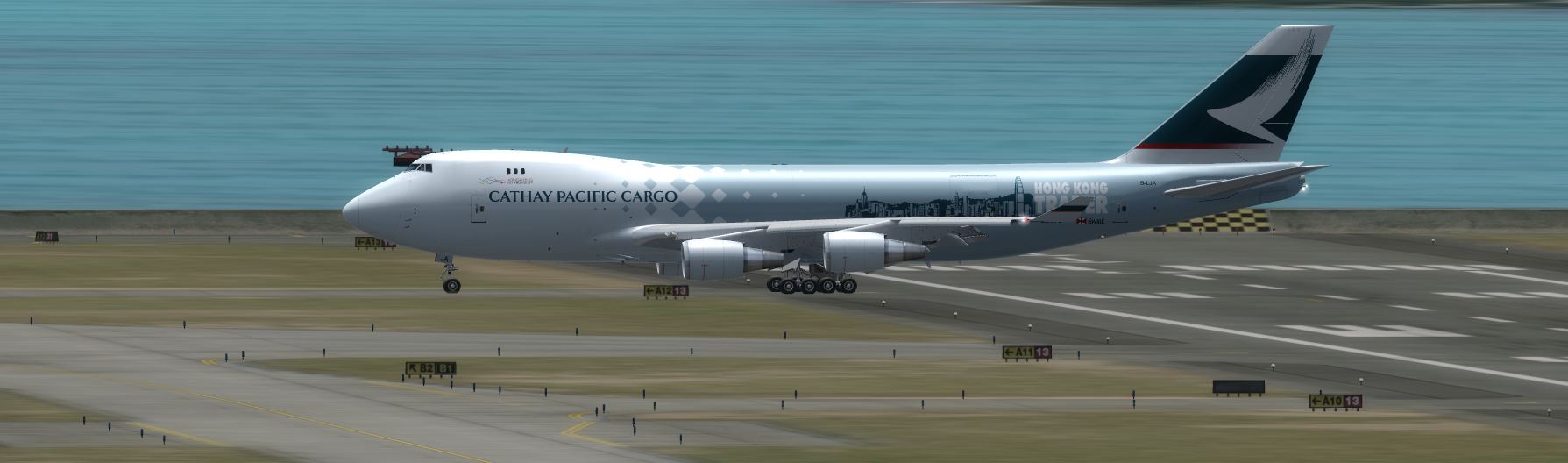 B747-400 Cathay Cargo Hong Kong Trader 2018  @ VHHX-3295 