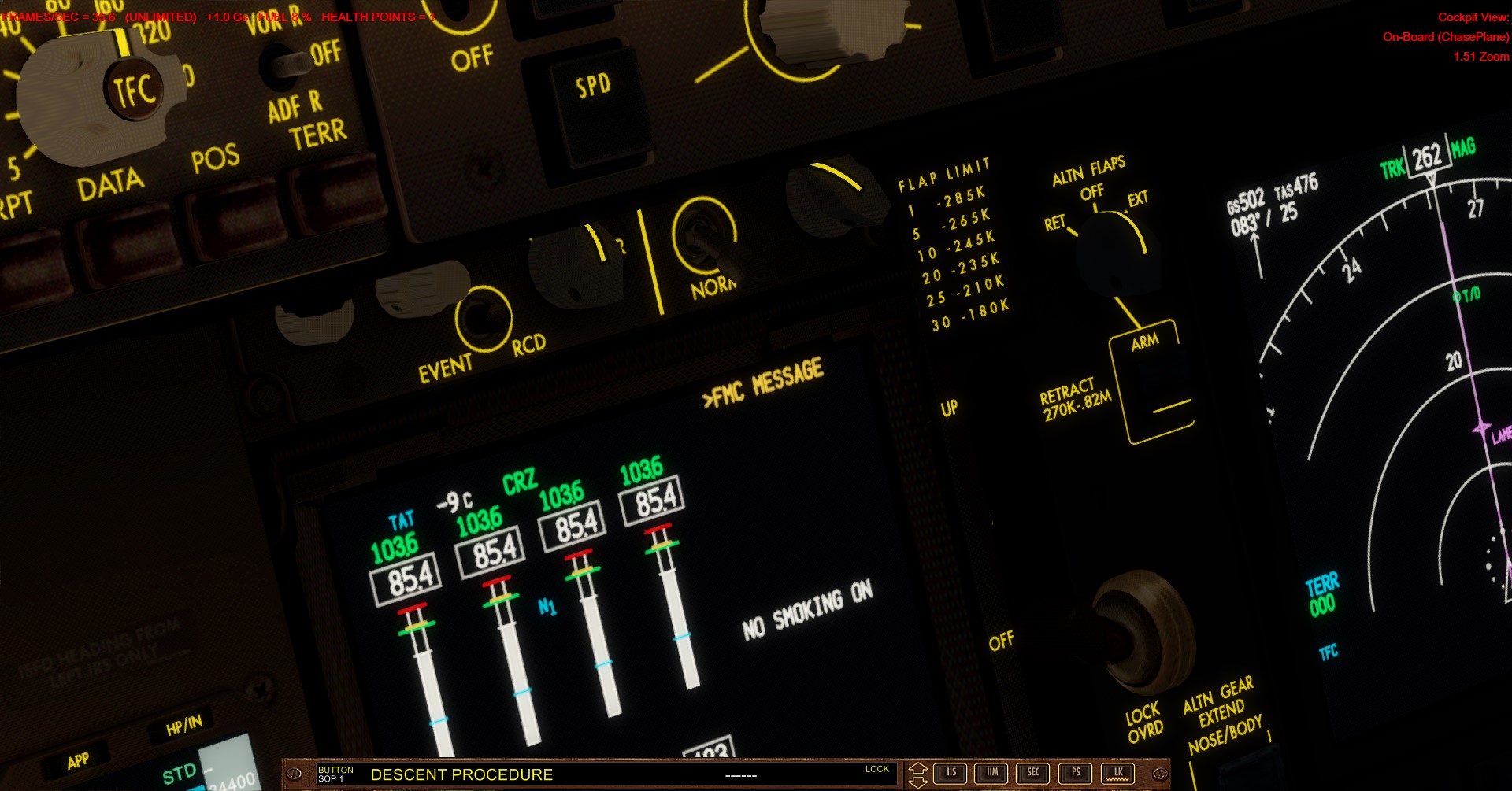 【已解决】关于PMDG747ER的EICAS警告-1073 