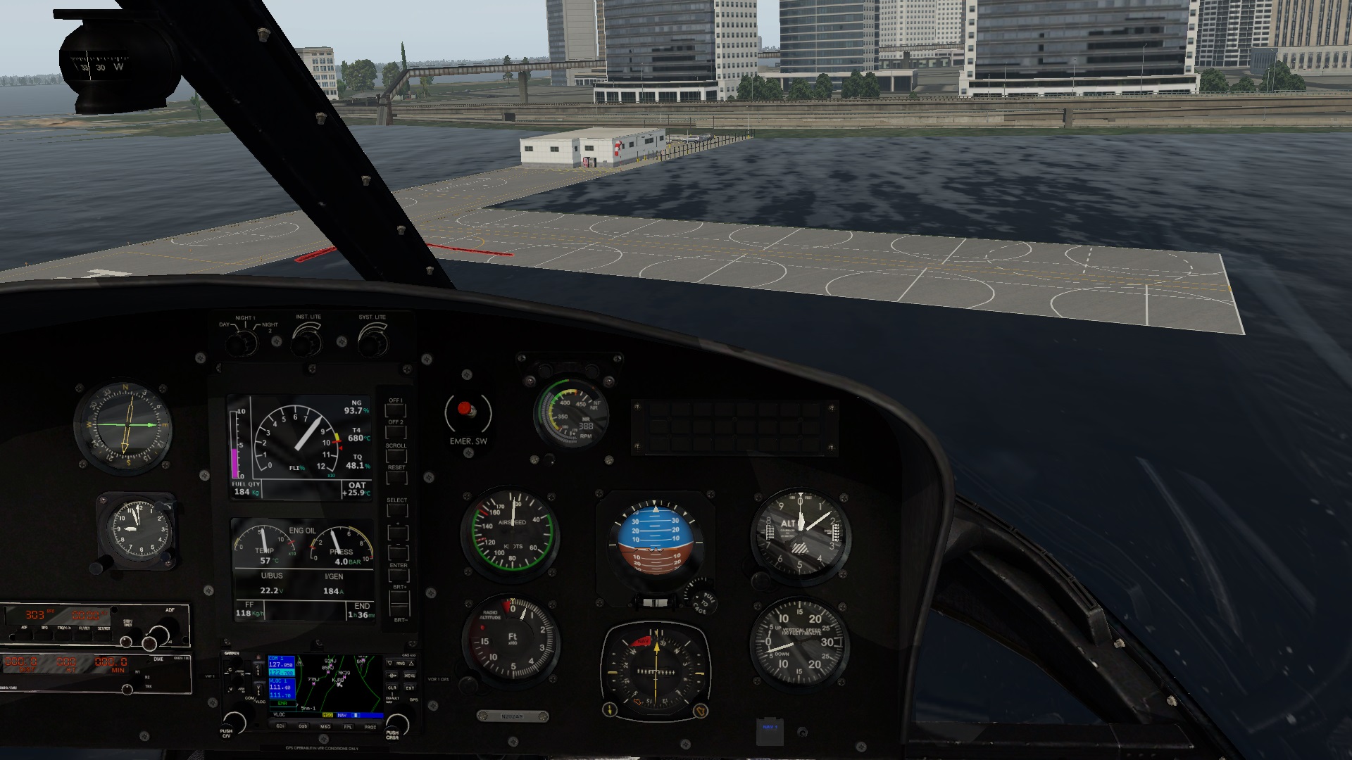 XPLANE 欧直AS350试驾-2162 