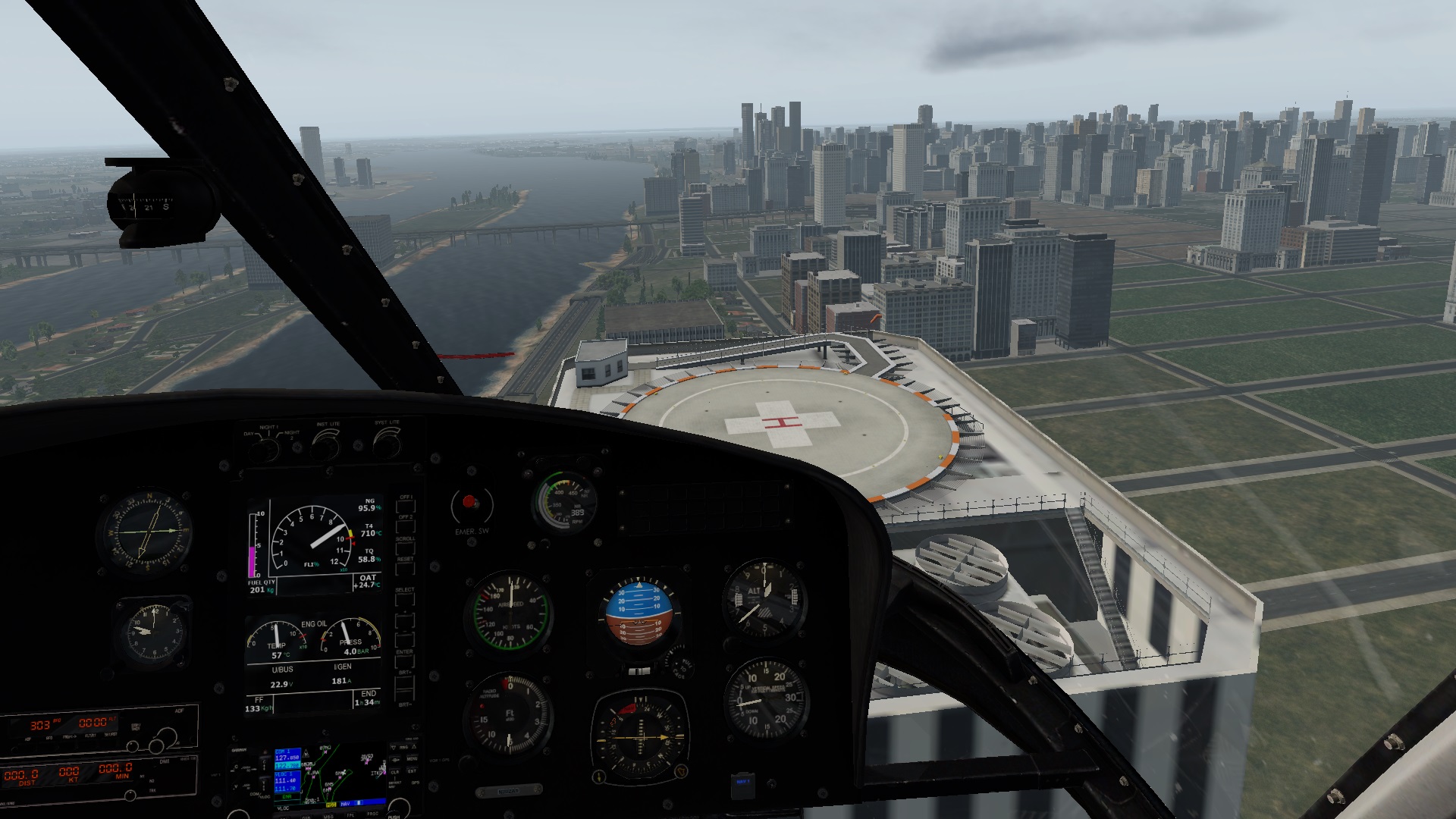 XPLANE 欧直AS350试驾-7705 