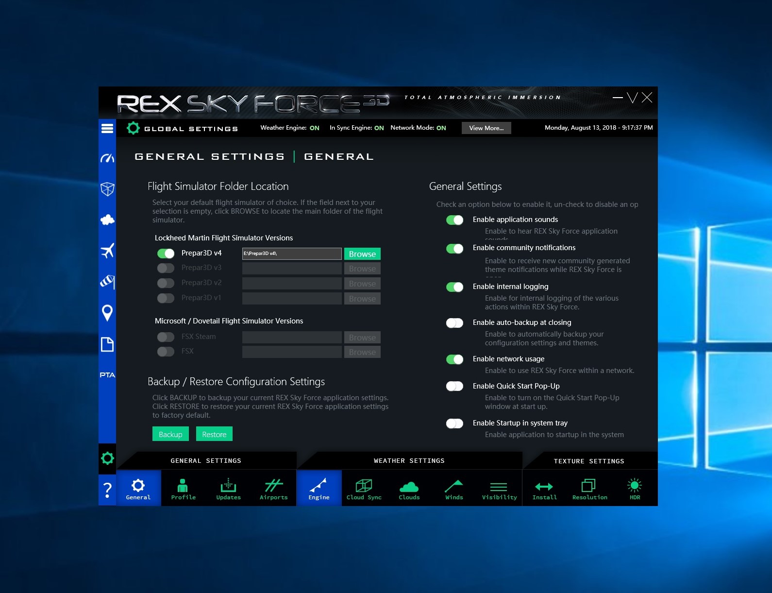 REX - SkyForce 3D实时天气求助-757 