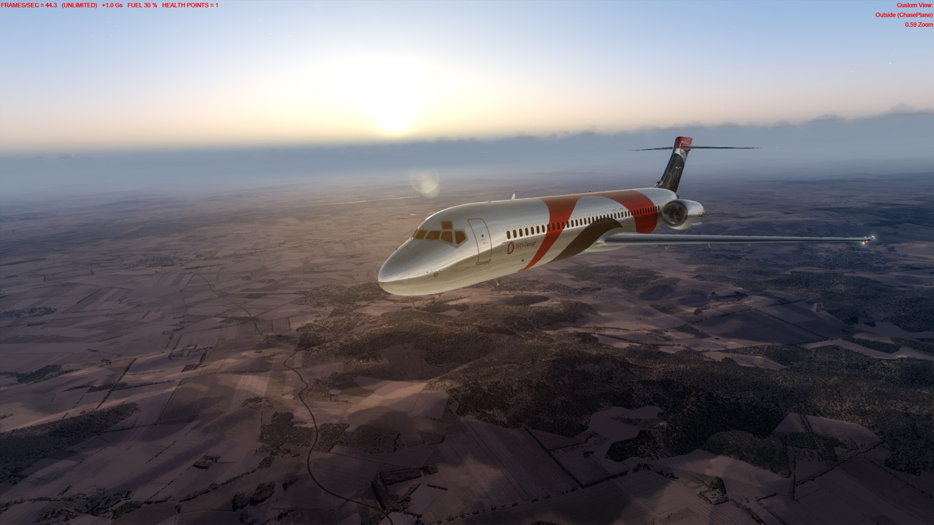 TFDI 717+ Tomato shade+ Rex +PTA +ORBX-5700 