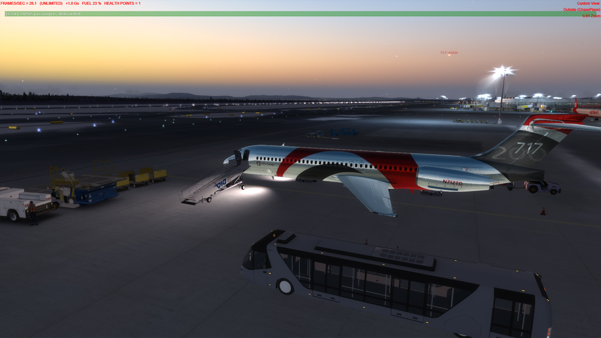 TFDI 717+ Tomato shade+ Rex +PTA +ORBX-4567 