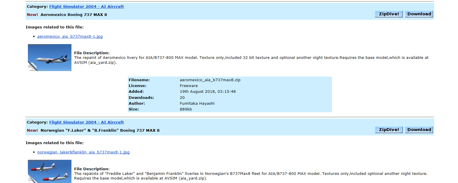 如何使用AVSIM下载涂装？！-1334 