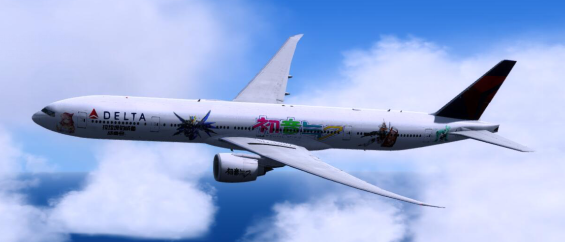 PMDG魔改达美777-300ER,痛机版本77W2.0-1756 