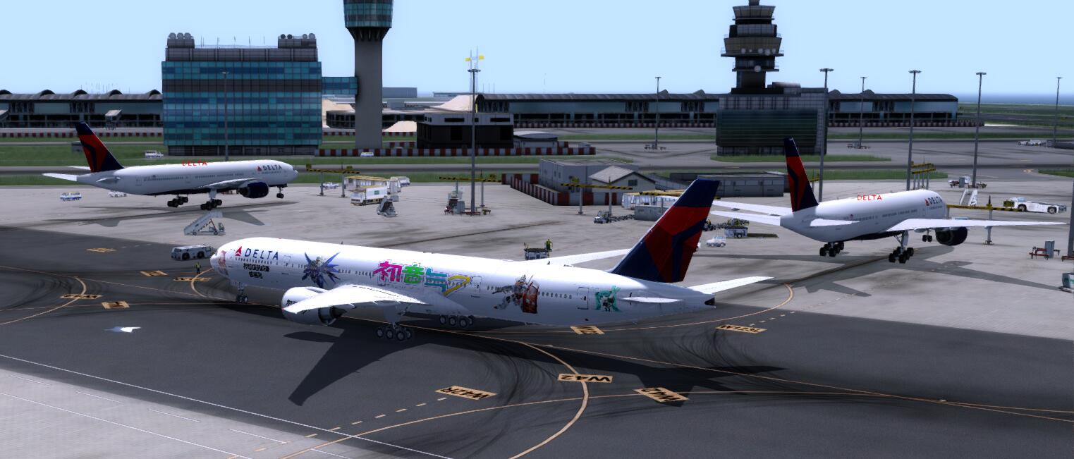 PMDG魔改达美777-300ER,痛机版本77W2.0-6481 