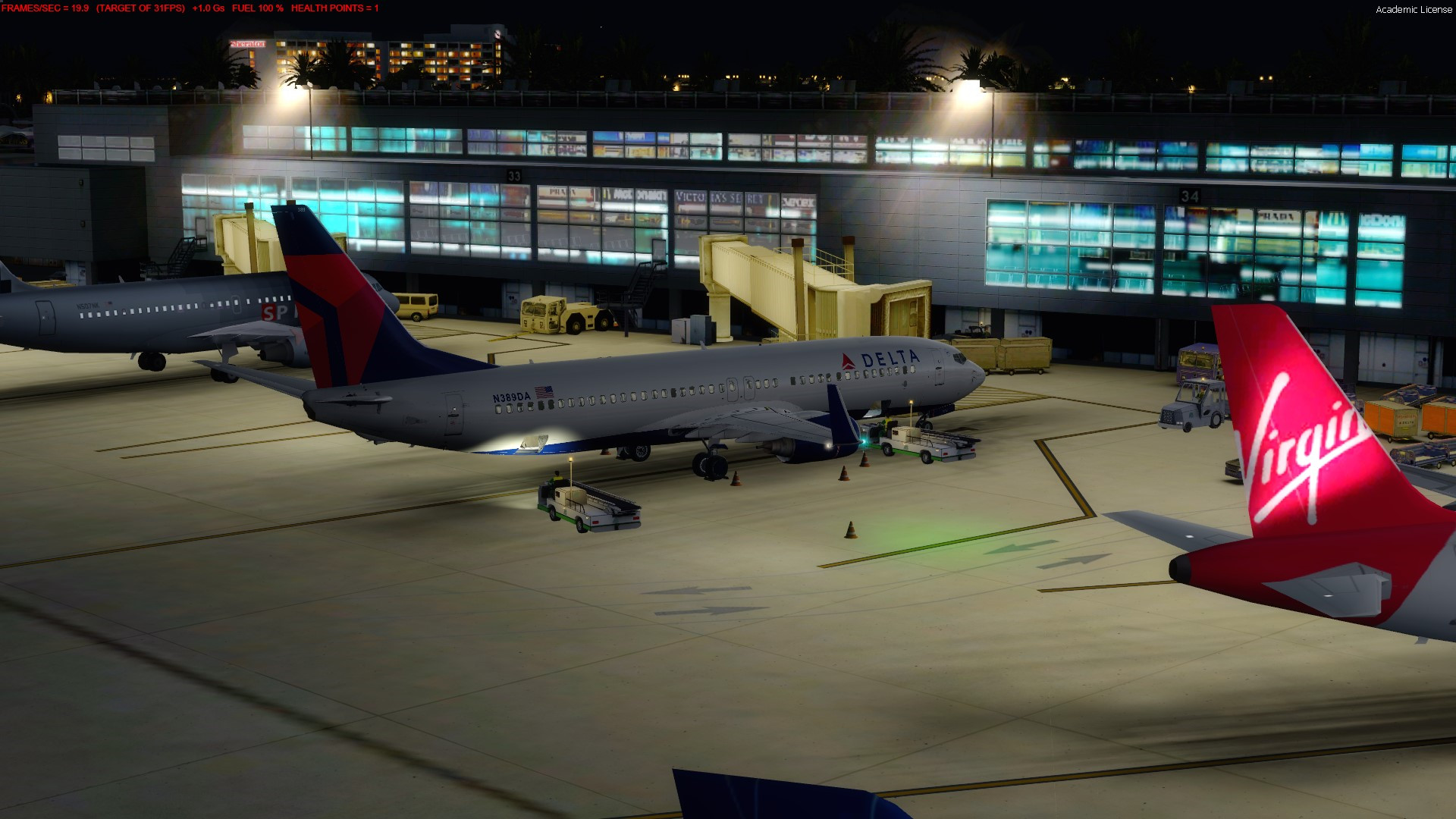 Orbx KSAN V2.0 新夜晚动态光影效果-3226 