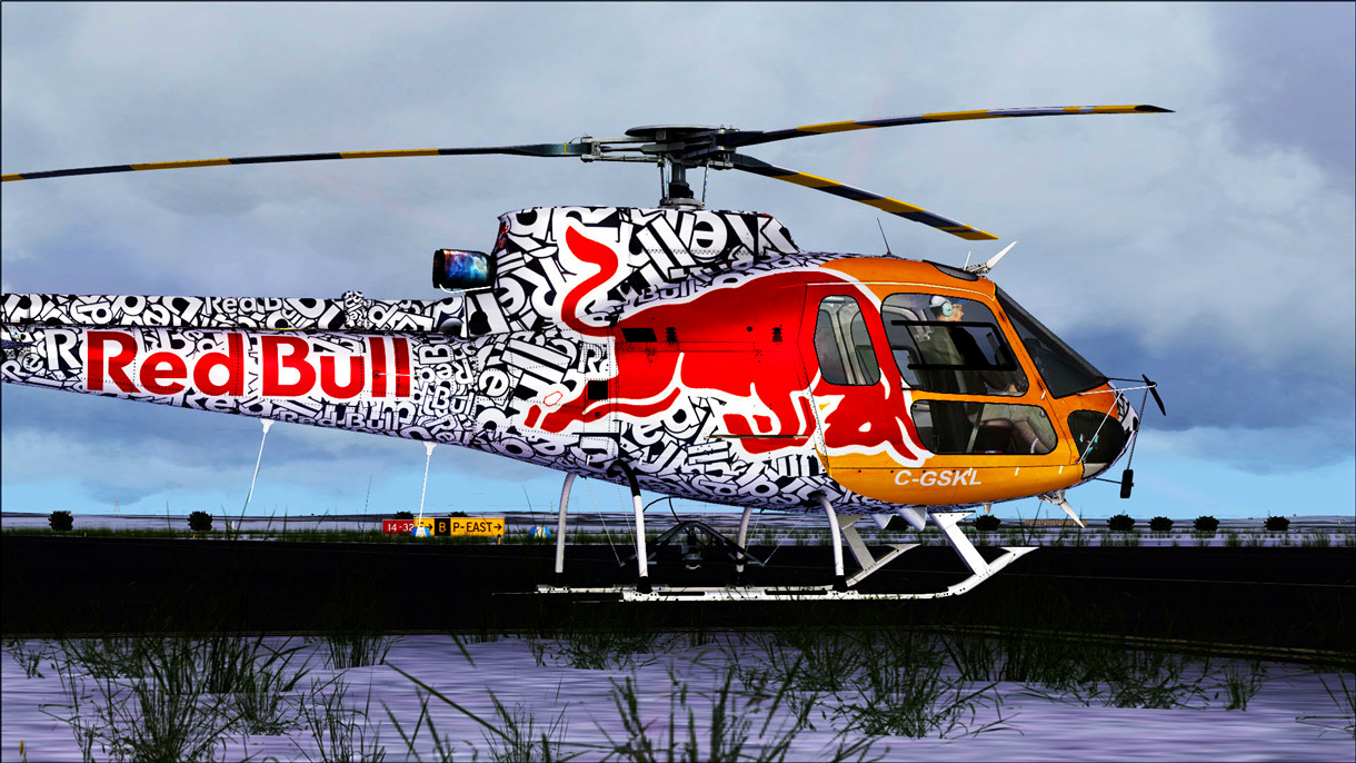 历经五小时完成 AS350 红牛涂装-5579 