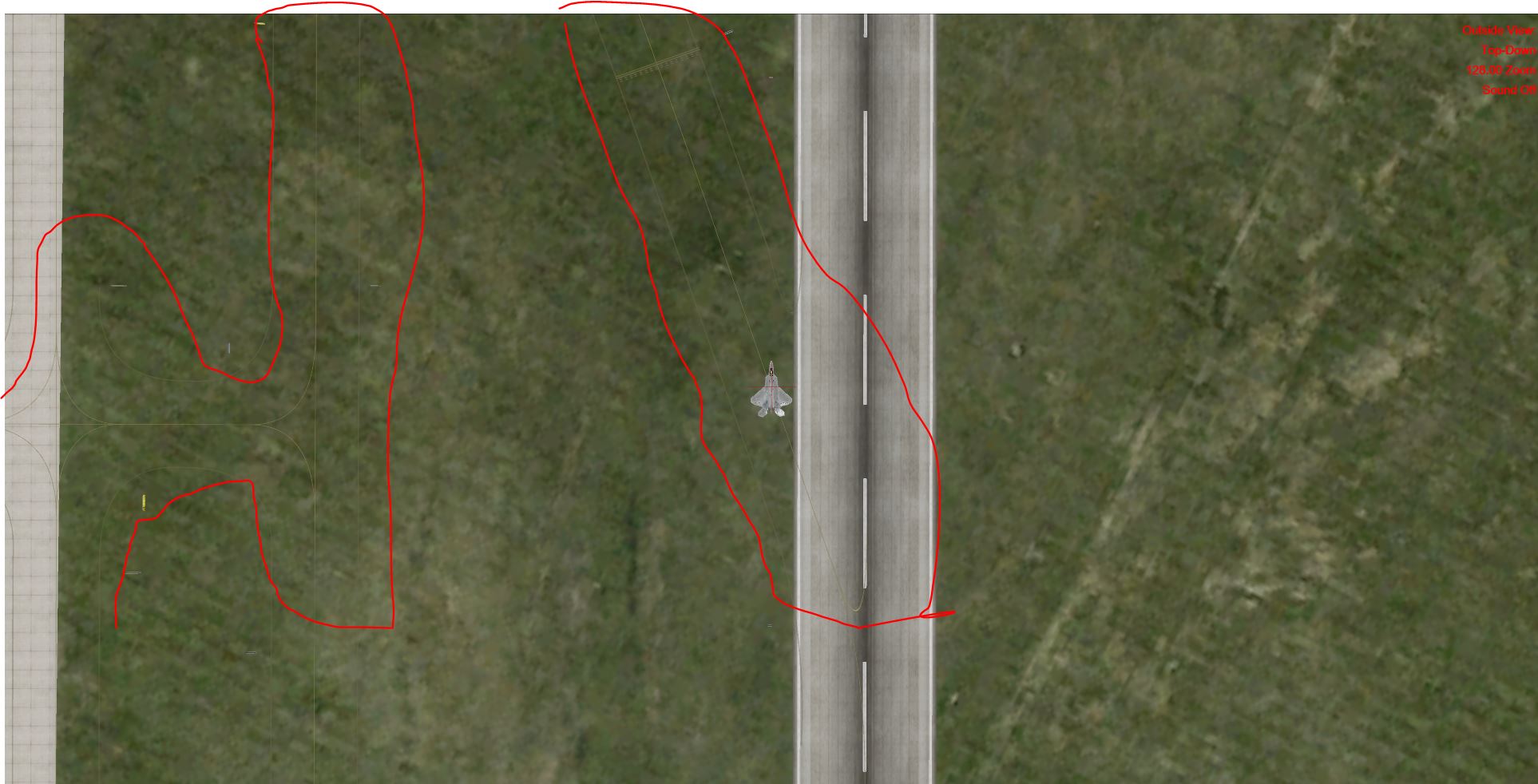 求助，论坛下载的ZSHC地景滑行道纹理消失了!!-607 