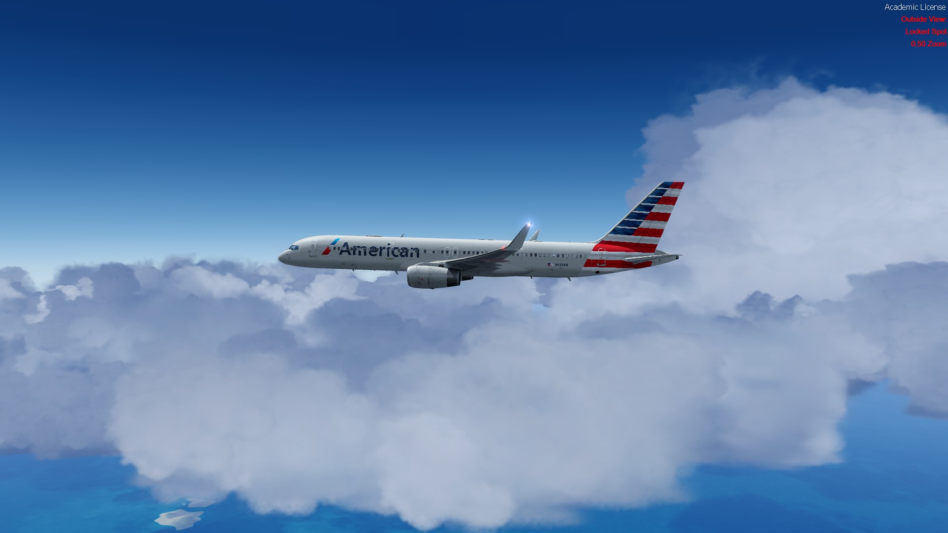 测试Captainsim Boeing 757-2951 