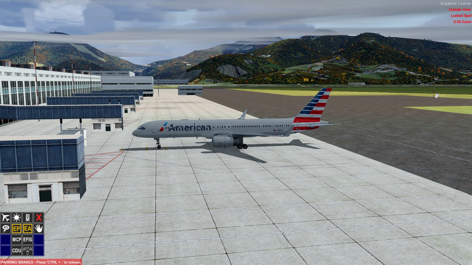测试Captainsim Boeing 757-6928 