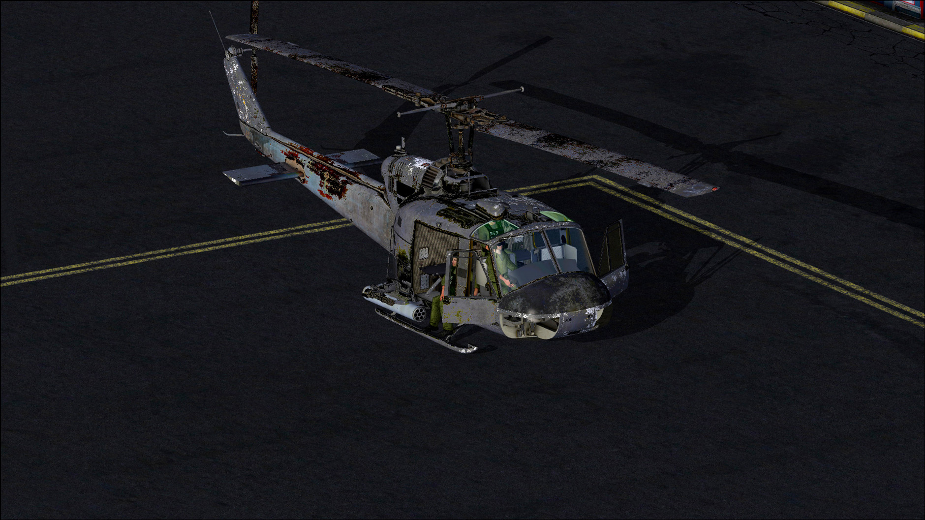 破旧MILVIZ Bell-UH1 涂装隆重登场-858 