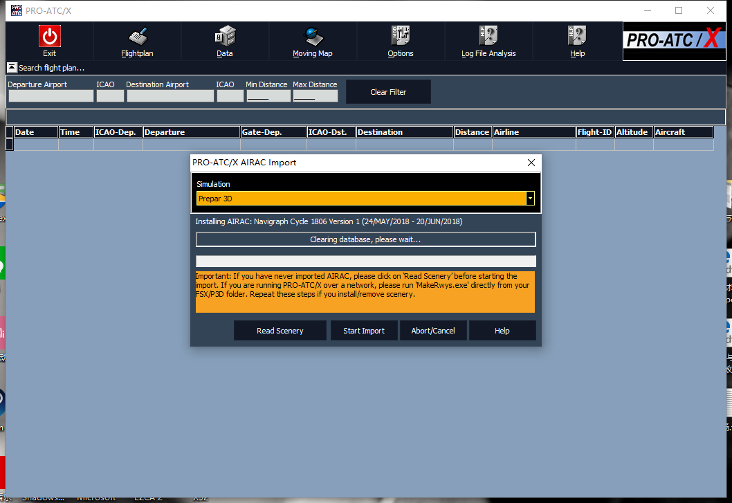 （已解决）pro atc x 1.9.25 无法更新导航数据-2110 