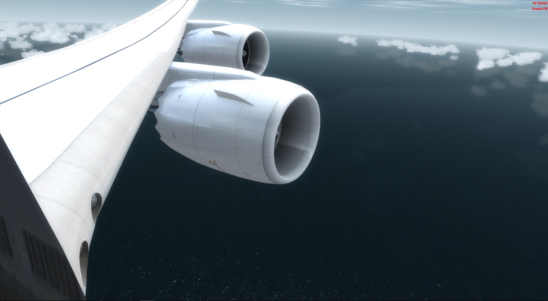 PMDG748使用老版本和谐我的试飞, RKSI-ZSSS-2607 