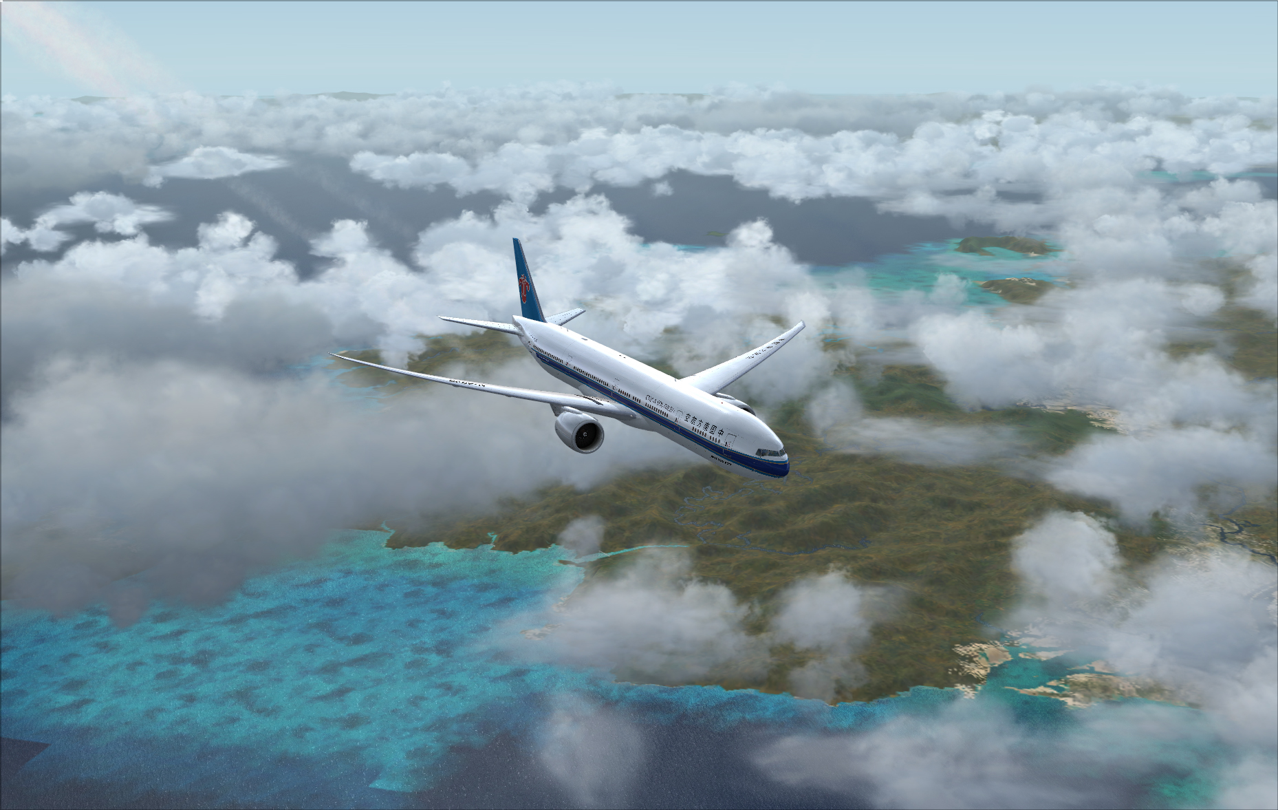 China Southern 777-300ER ZGSZ-RJBB-507 