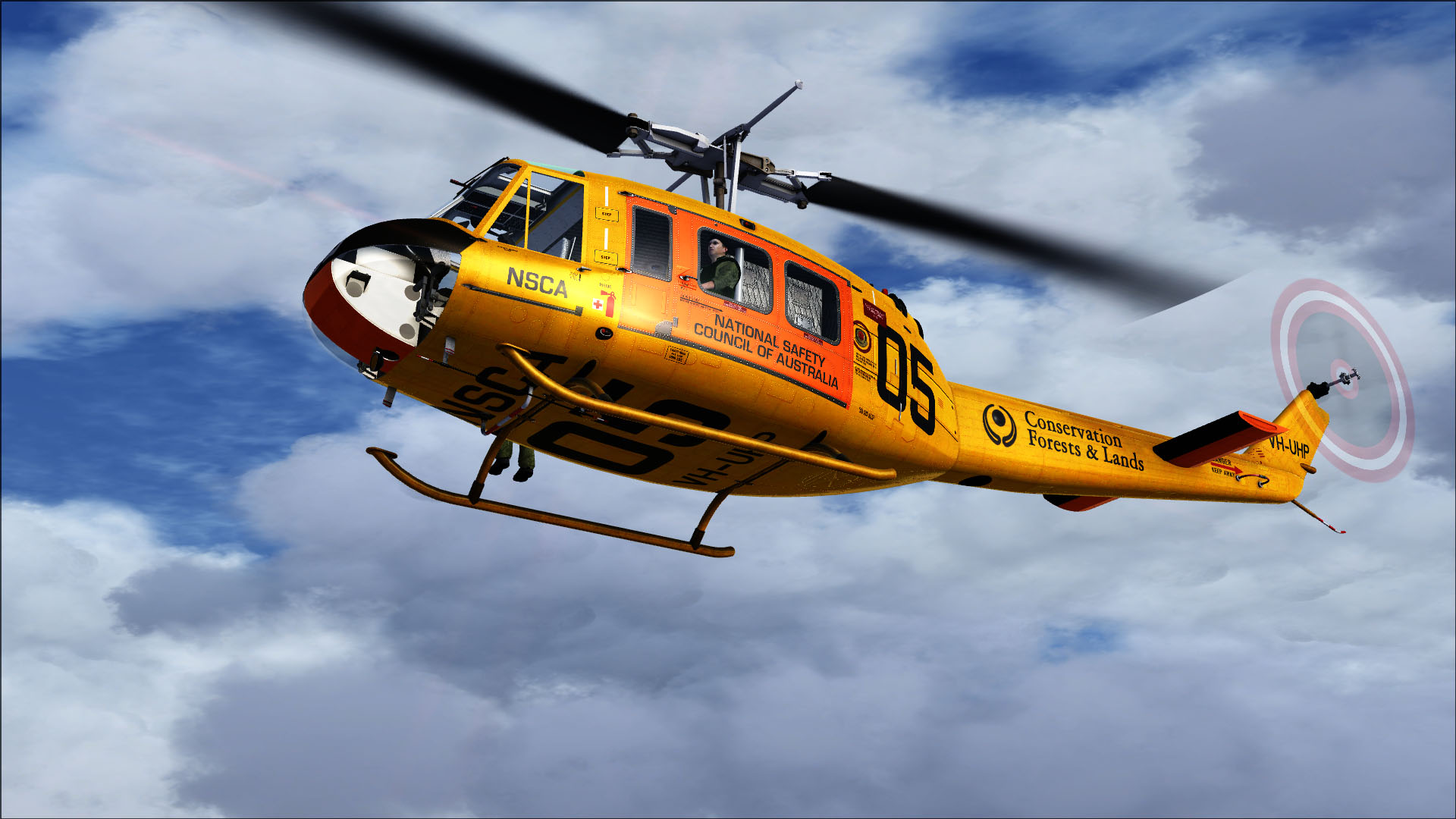 目前制作所有 MILVIZ Bell UH1 系列涂装-1029 