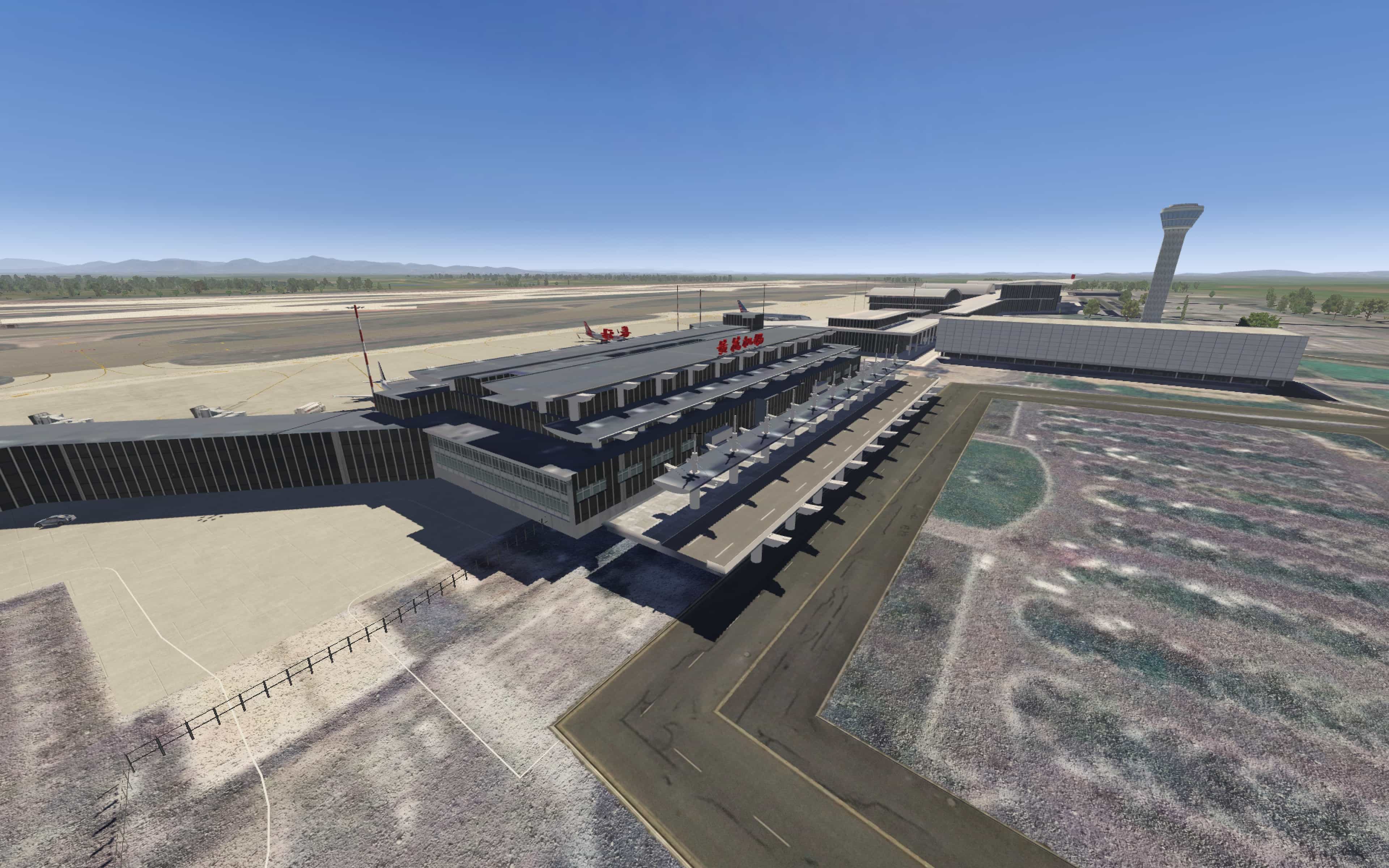 【联飞地景】ZGHA长沙黄花-简易版-1604 