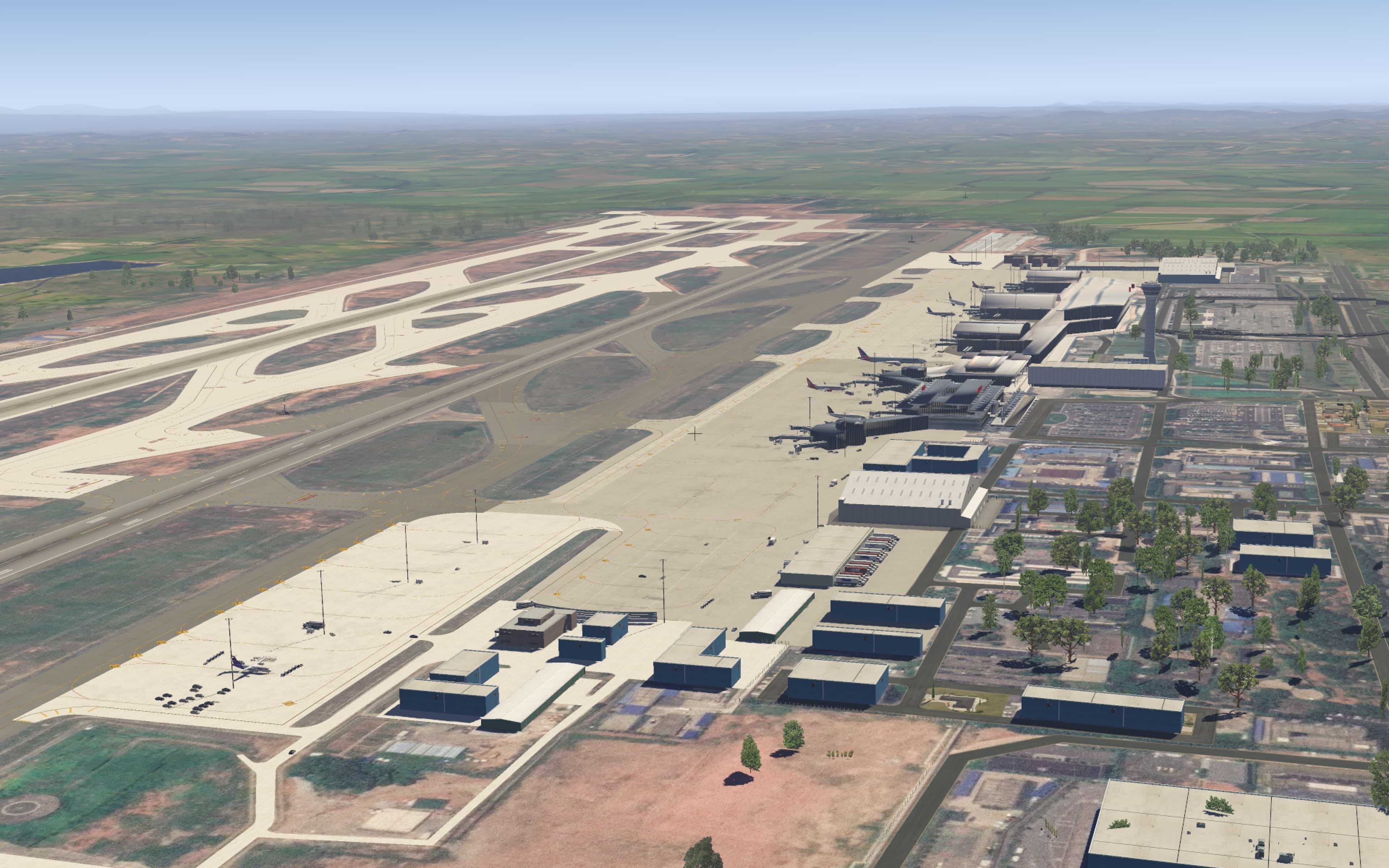 【联飞地景】ZGHA长沙黄花-简易版-5455 