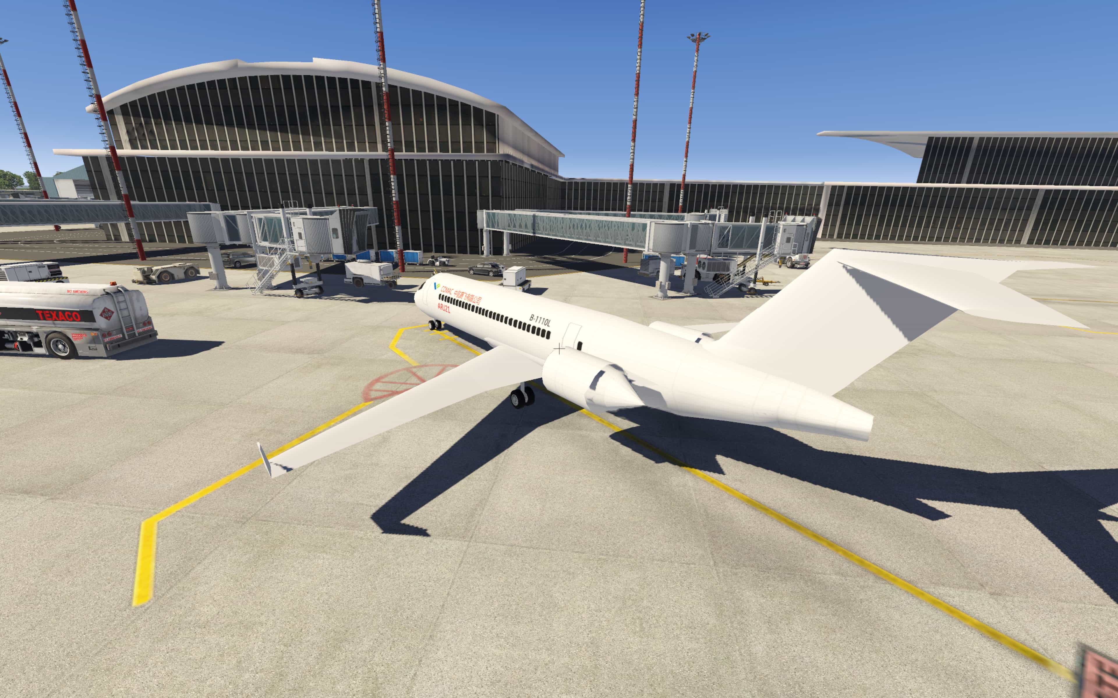 【联飞地景】ZGHA长沙黄花-简易版-943 