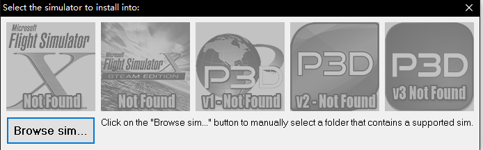 求助 GSX安装程序找不到 P3DV3-7034 