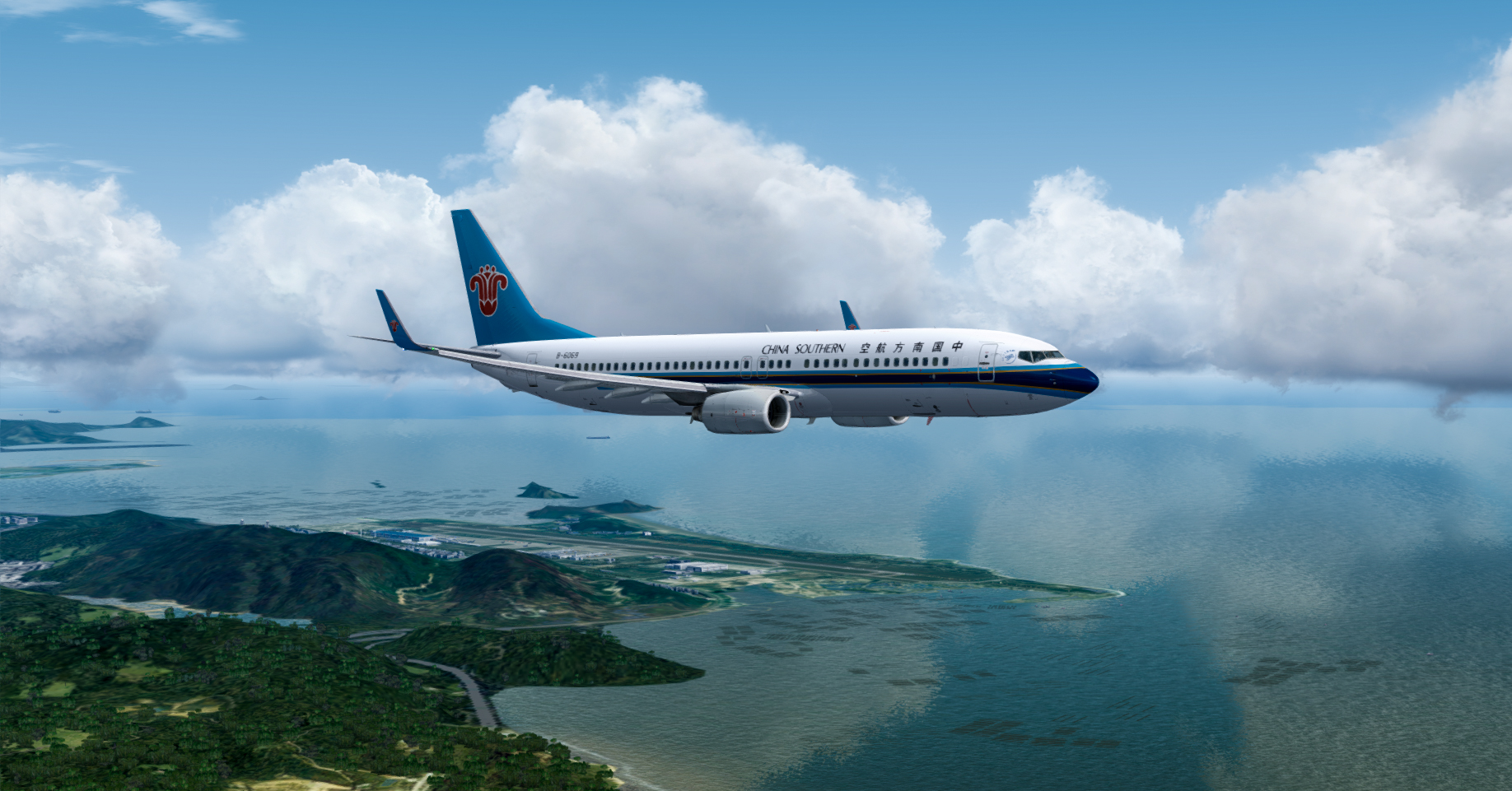 珠海航展【01】---P3D中的抵达-3006 