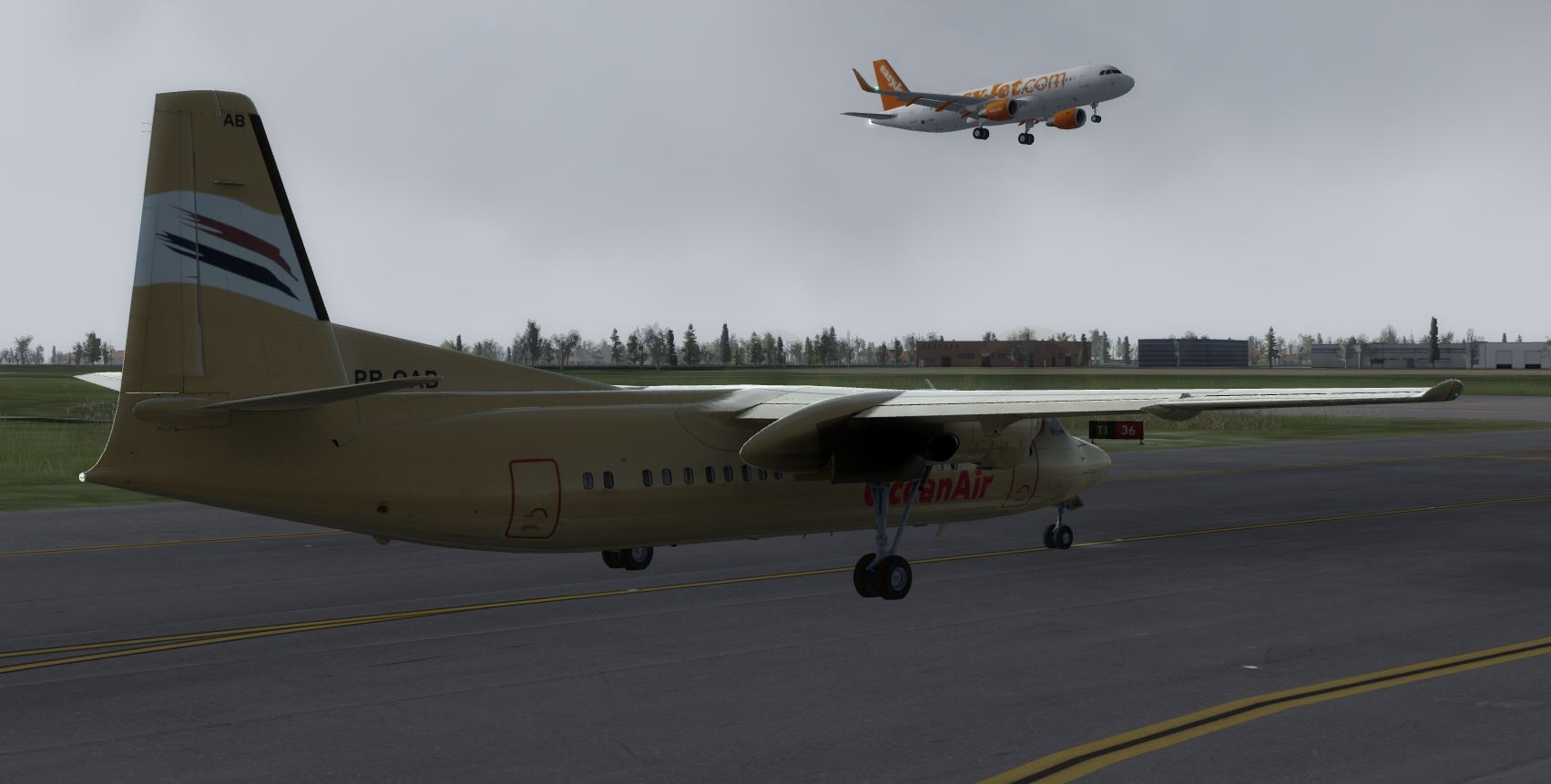 Fokker F50 Ocean Air @ LIML-1677 