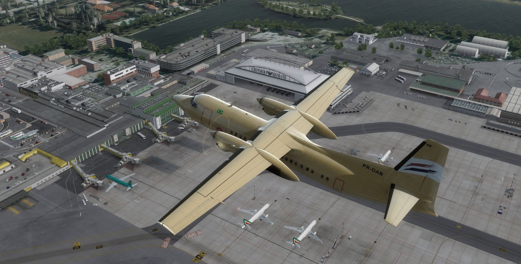 Fokker F50 Ocean Air @ LIML-6734 