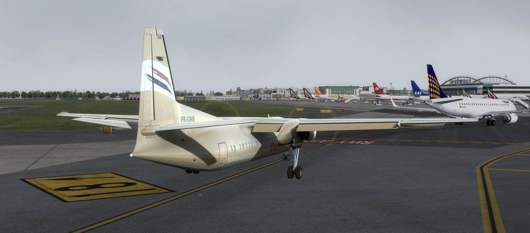 Fokker F50 Ocean Air @ LIML-2971 