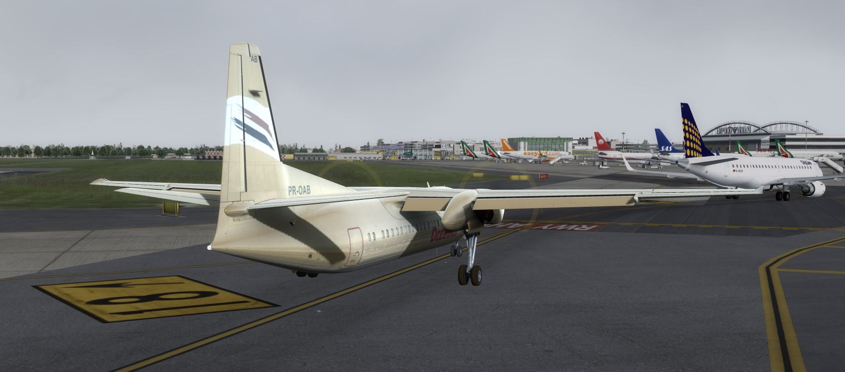 Fokker F50 Ocean Air @ LIML-7662 