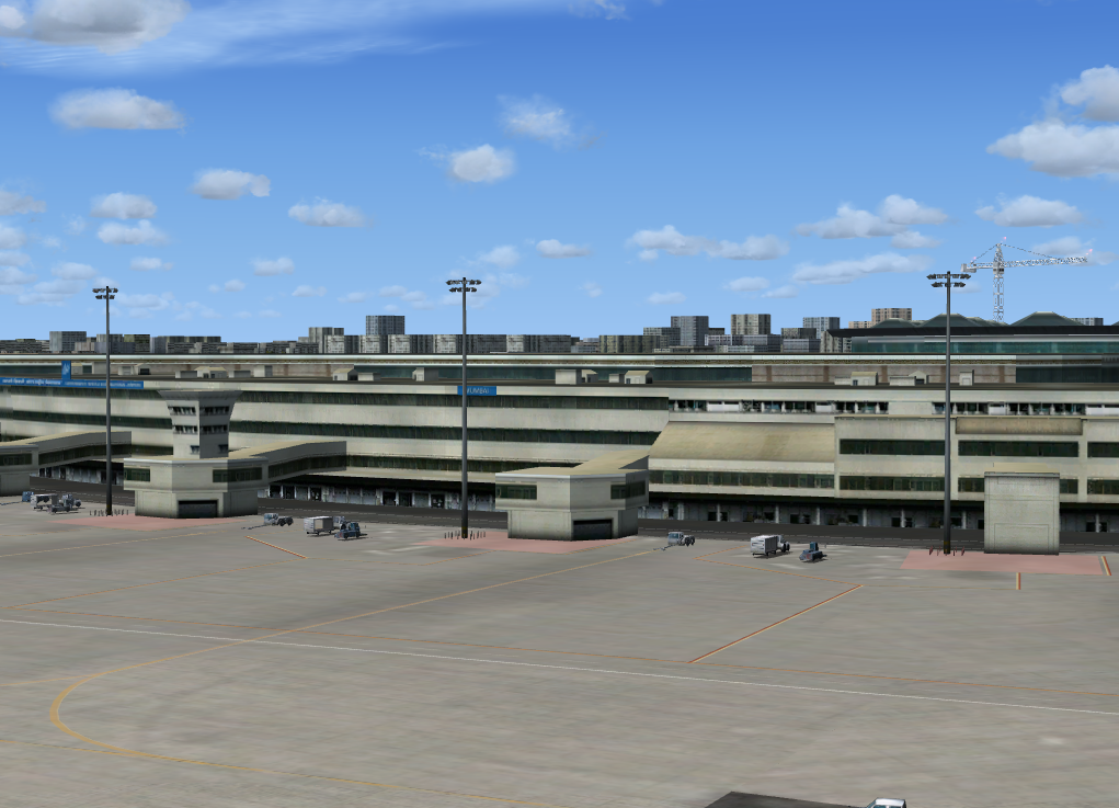 安装了孟买机场后没有廊桥-8826 