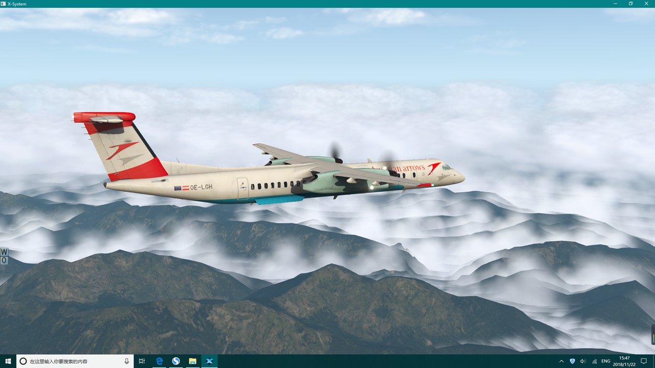 XP11-试飞FJS-DCH8-Q400-2278 