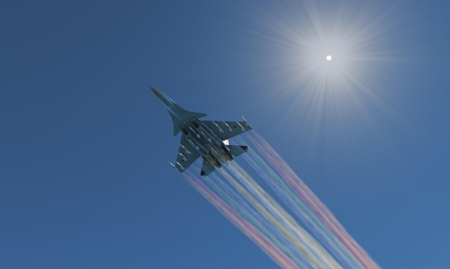 SU33被我玩疯了，太漂亮了，这身形！！送金币啦哈！-8607 