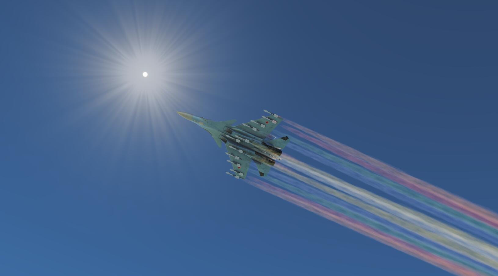 SU33被我玩疯了，太漂亮了，这身形！！送金币啦哈！-1966 