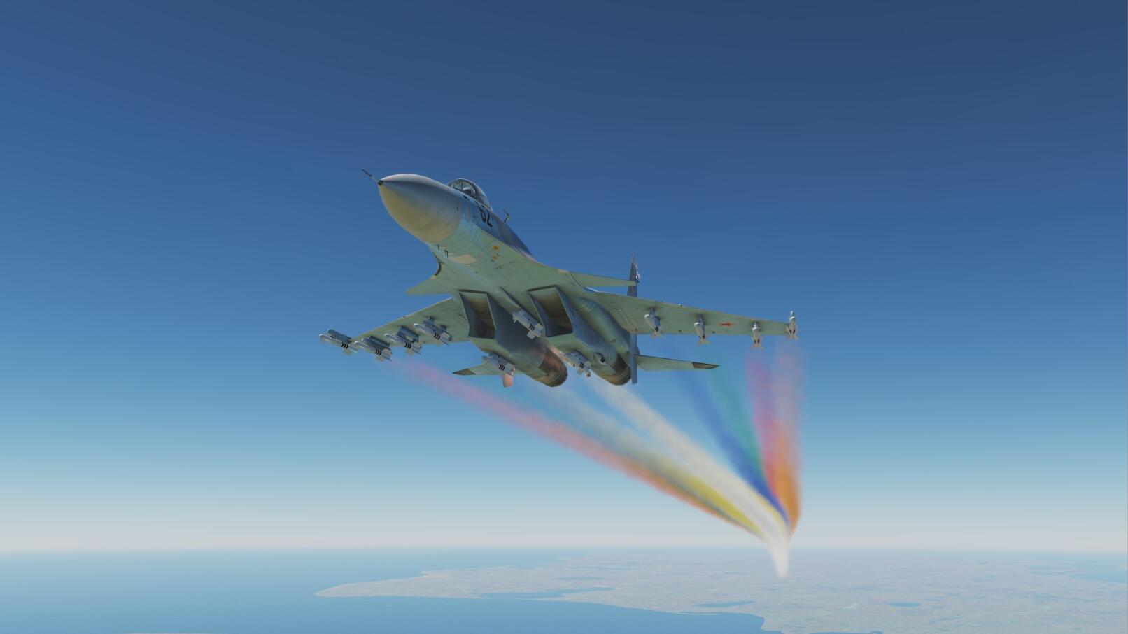 SU33被我玩疯了，太漂亮了，这身形！！送金币啦哈！-166 