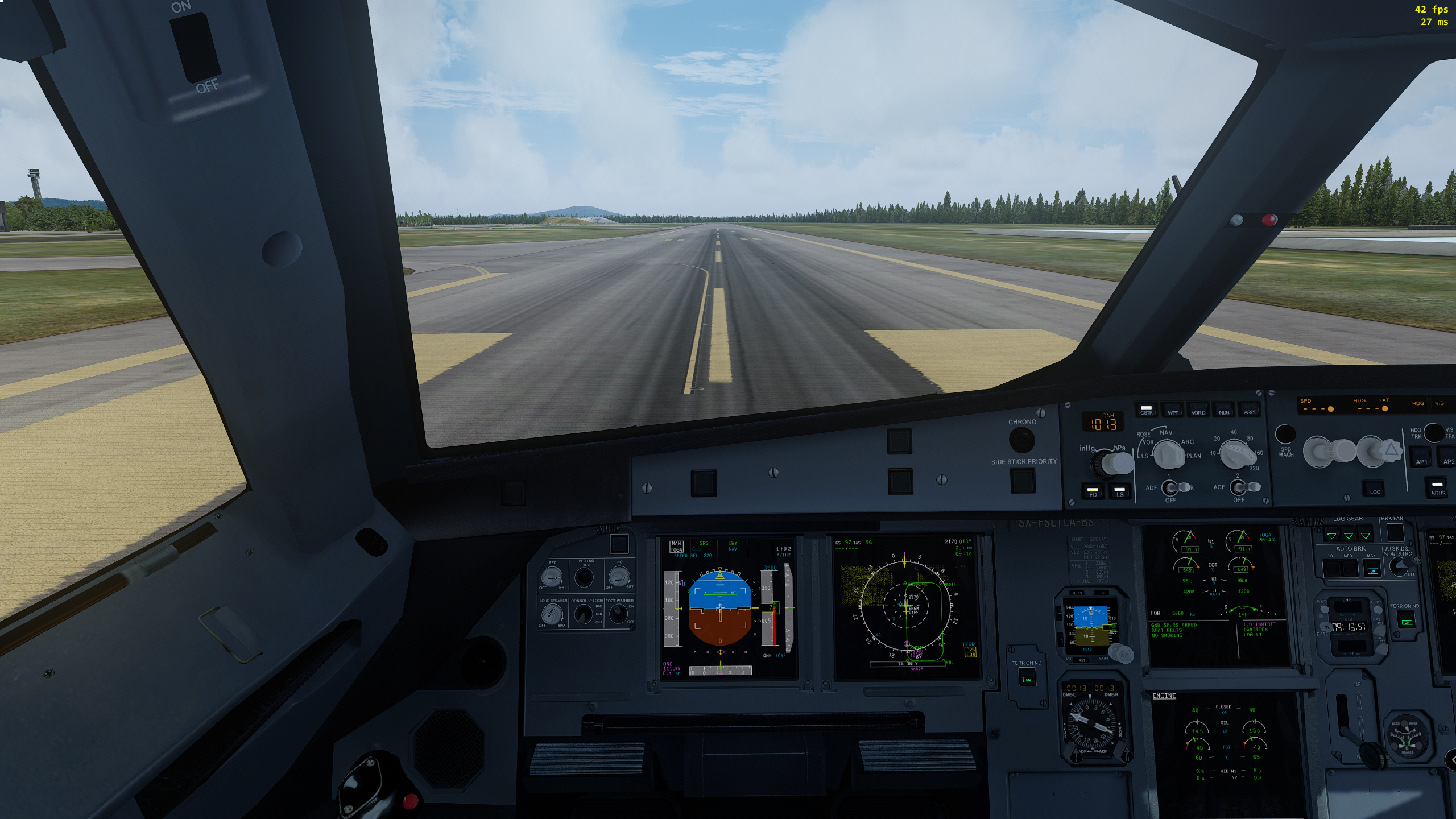 波音转空客320，奥斯陆机场五边练习-9941 