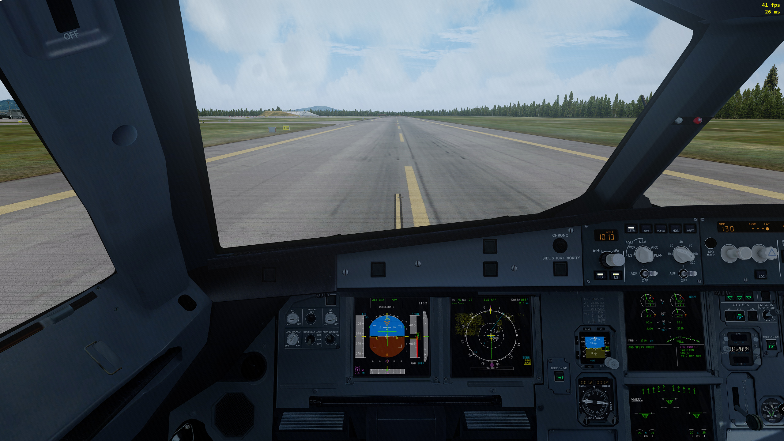 波音转空客320，奥斯陆机场五边练习-7926 