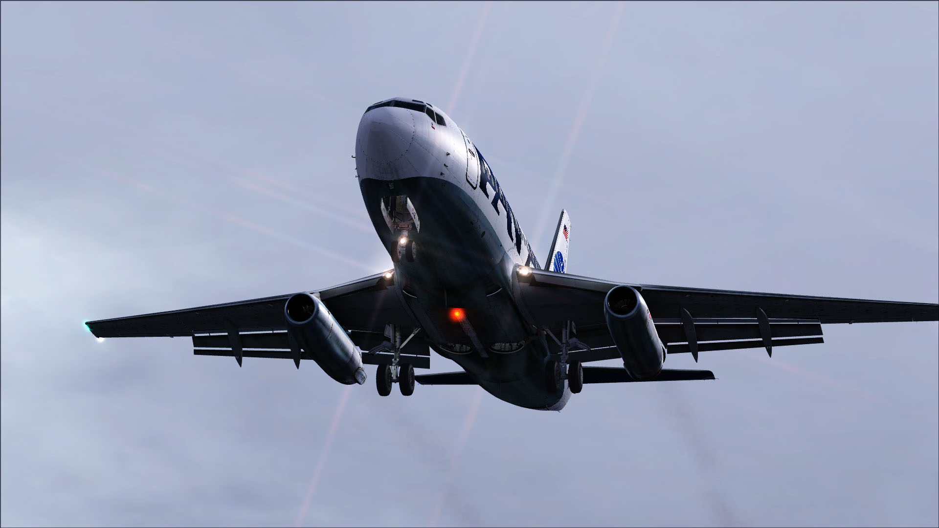 天空上的老飞机-5851 