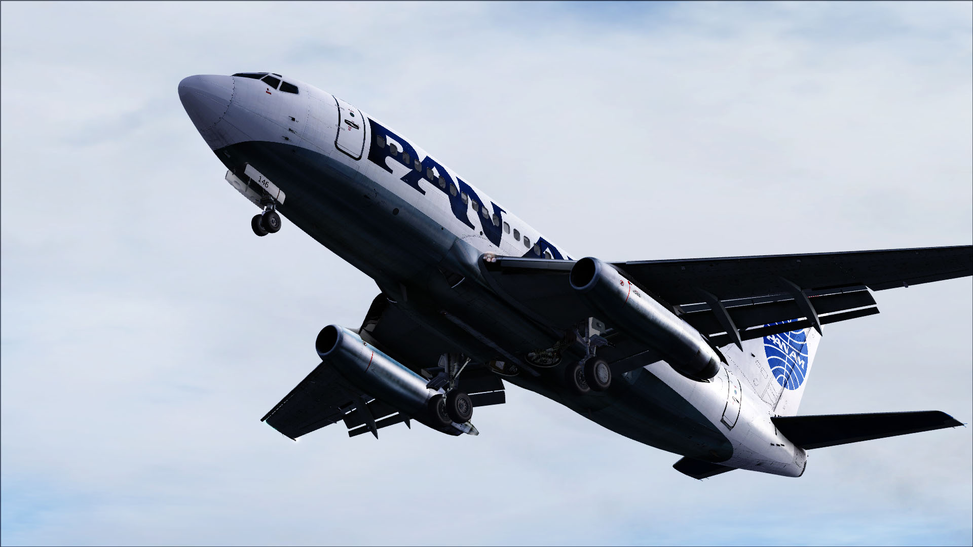 天空上的老飞机-7701 