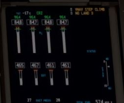 求助，PMDG747-8在巡航高度出现这个警告怎么解决?-7794 