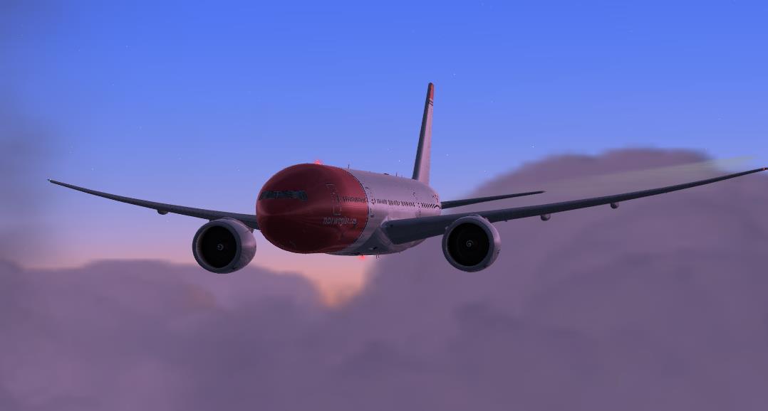 再也不相信PMDG777的自动油门了-2385 