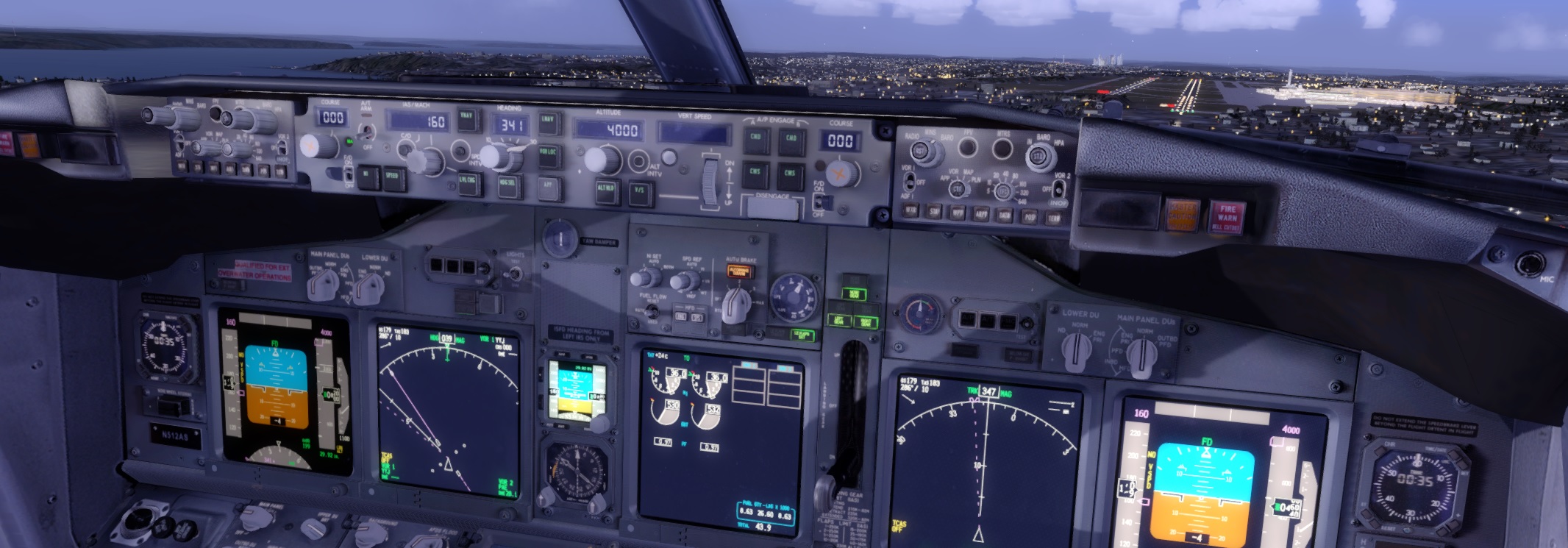 Landing西雅图，P3D v4.4 之光影提升-9594 