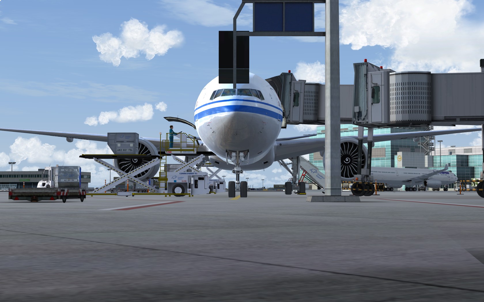 【环球飞行】第二站：迪拜-法兰克福-1496 